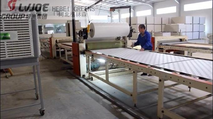 Maquinaria decorativa de los paneles de techo del PVC de la alta capacidad de la marca de LVJOE con ingresos altos