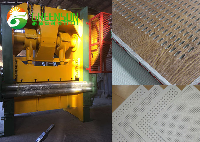 Máquina automática de la perforación de la hoja para las tejas del techo del yeso/el tablero del cemento de la fibra