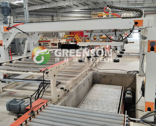 Máquina para laminar tablas de yeso en Arabia Saudita