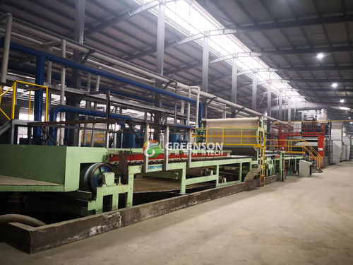 línea de producción de placas de techo de fibra mineral