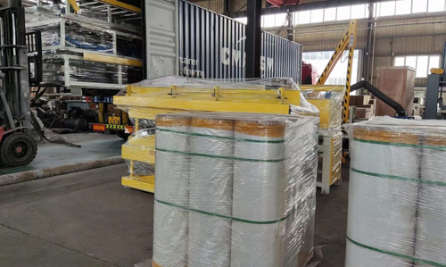 La línea de producción de techos de yeso totalmente automática fue enviada a la India.