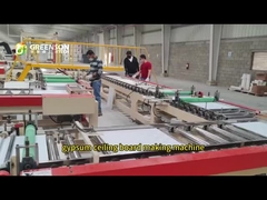Máquina de laminado de paneles de techo prefabricados de PVC y película de aluminio para interiores