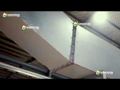 Equipo de fabricación de placas de fibra mineral absorbentes del sonido para decoración interior