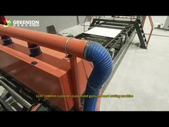 1220*2440 mm máquina de corte de placas de yeso personalizada para el cliente