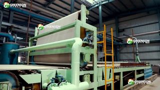 Maquinaria de producción de tejas de techo de fibra mineral