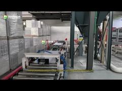 Línea de producción de revestimiento de placas de yeso completamente automática
