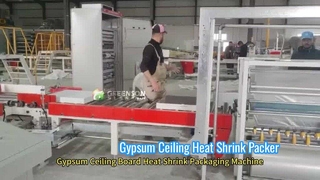 Empaquetador termorretráctil para techo de yeso