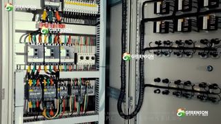 Línea de producción de tejas para techos de fibra mineral resistente al fuego
