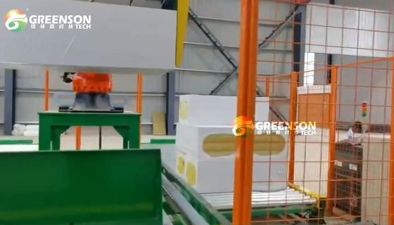 Un buen precio. Línea de producción de paneles de lana de piedra Máquina de tablero de lana de basalto China en línea