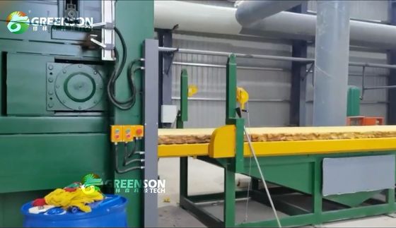 Un buen precio. 80-200 kg/m3 Densidad de materia prima Línea de producción de lana de roca con tecnología avanzada de control PLC en línea