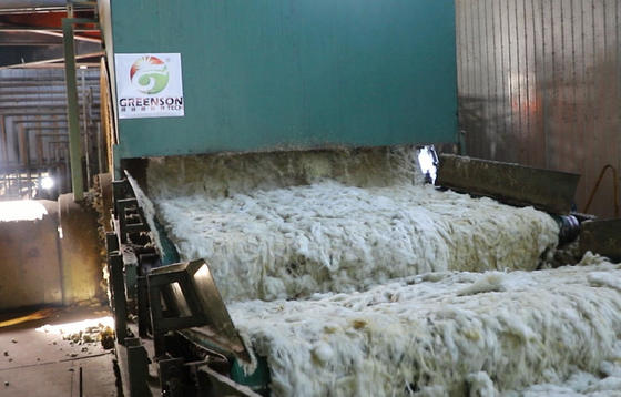 Un buen precio. Hecho en China Totalmente automático Línea de producción de lana de lana de lana de roca completamente automática en línea