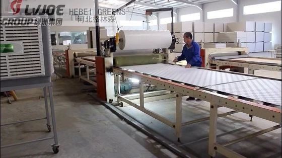 Un buen precio. Máquina completamente automática de la laminación de la alta capacidad menos trabajo para el tablero de yeso en línea