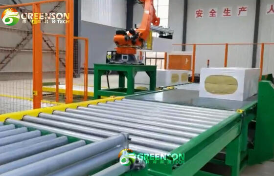 Un buen precio. Línea de producción de fibra de basalto controlada por PLC con ancho de 1,2 metros y longitud ilimitada de la tabla para la fabricación de lana de roca en línea
