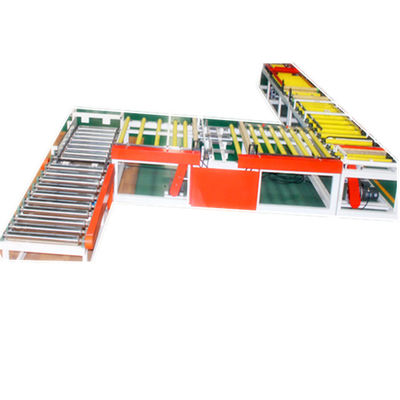 Un buen precio. El techo del yeso teja la cortadora con el dispositivo de escape polvoriento para la máquina de la laminación en línea