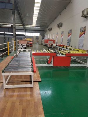 Un buen precio. Línea que lamina cadena de producción automática velocidad del PVC del tablero de yeso de 15m/Min en línea