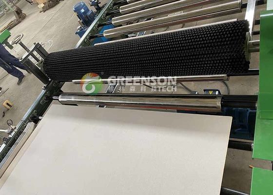 Línea de producción de la máquina de fabricación de tejas de placas de yeso decorativas