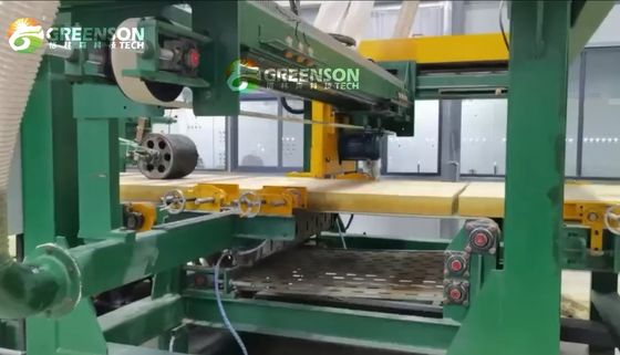 Línea de producción de paneles de lana de roca para la fabricación de materiales de construcción