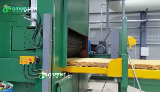 Máquina para hacer paneles de lana de roca con horno de fusión de cúpula de gas natural