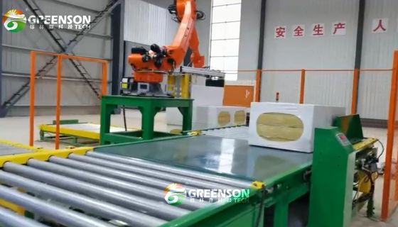 Línea de producción de paneles de lana de piedra Línea de producción de paneles de aislamiento de lana mineral