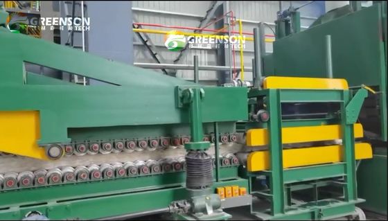 10-15 metros por minuto Velocidad Línea de producción de tableros de lana mineral