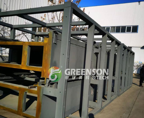 Línea de producción de lana de roca personalizada con longitud de 1200 mm-2400 mm, control PLC y capacidad anual de 30000-60000 toneladas