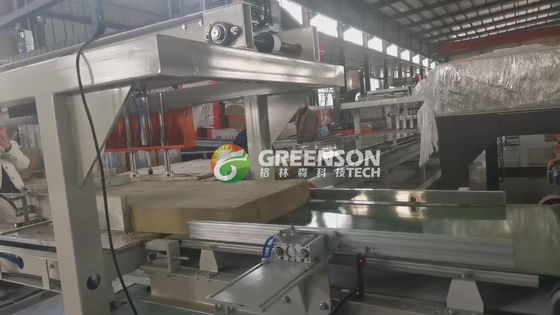 Máquina de fabricación de tablas industriales de lana de roca para tablas de pared de 1,2 metros
