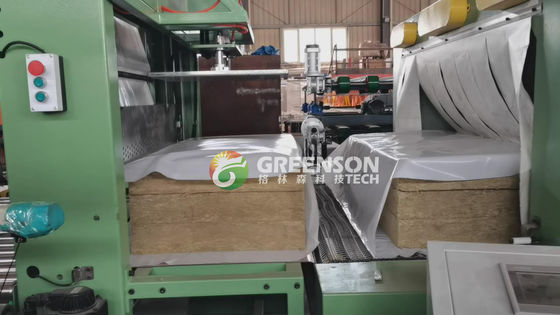 Línea de producción de lana de roca de tablero de pared de 30-200 mm con espesor personalizable