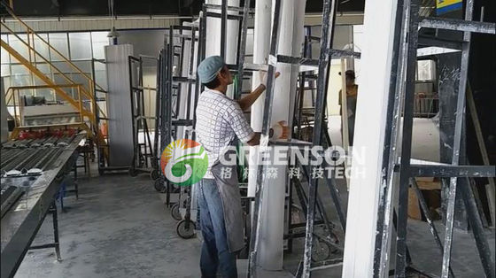 Material de construcción Cornisa de yeso de yeso Máquinas de línea de producción 42-150 M Para una alta capacidad de producción
