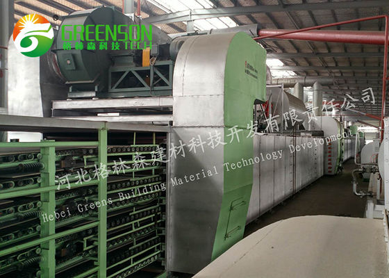 Cadena de producción del tablero de las lanas minerales de la estructura simple con cinco procesos principales