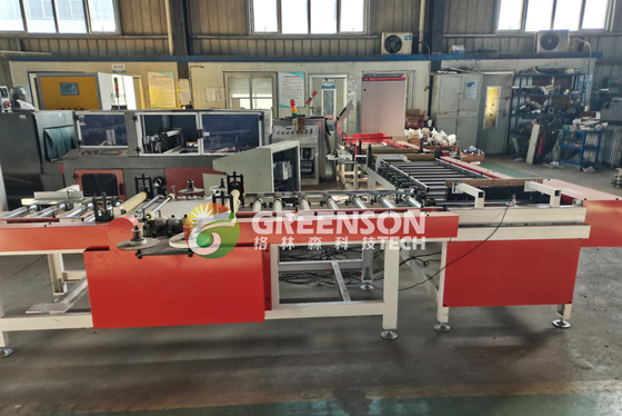 Un buen precio. Línea de producción de baldosas de techo de yeso de 60*60cm, máquina para fabricar techos de tablero Rhino en línea
