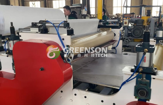 Un buen precio. Máquina de laminado de placas de yeso de PVC en línea