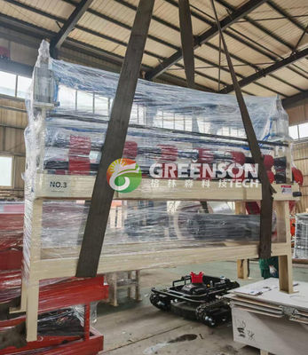 Máquina automática de placa de yeso laminada de PVC con laminado efectivo de 1300 mm, sistema PLC y capacidad de 2-6 millones de m2 / año