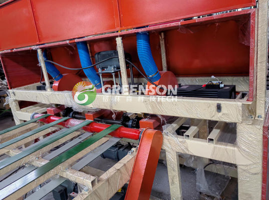 Máquina de laminación totalmente automática de placas de yeso con sistema de control PLC, ancho máximo de laminación de 1300 mm y velocidad de 15 m/min