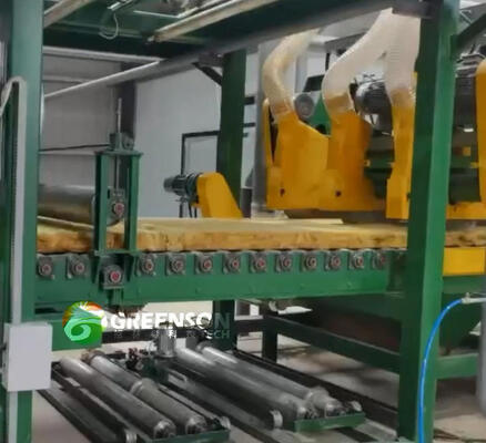 Un buen precio. Línea de producción de lana de roca personalizada con control PLC de 1,2 metros de ancho y horno de cuba de gas natural para la fabricación de tableros de lana mineral en línea