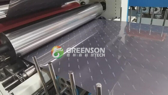 Un buen precio. Máquina de laminación totalmente automática con velocidad de producción de 5-17 m/min, pegamento caliente PUR y espesor de placa de 3-40 mm en línea