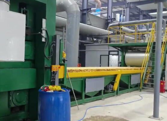 Un buen precio. Cadena de producción del tablero de lana de roca 600x1200m m Máquina de producción del panel de lana mineral 600x1200m m en línea