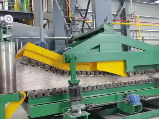 Un buen precio. Línea automática de producción de lana de roca con capacidad de 4-8 T / h Control PLC para placas de aislamiento de espesor de 30-200 mm en línea