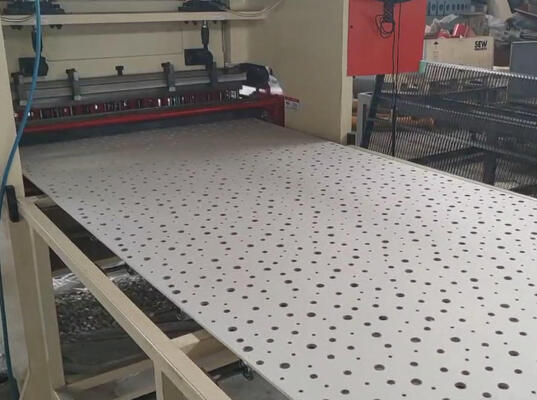 Un buen precio. Línea completamente automática de perforación de hojas máquina perforadora de hojas 1220x2440 en línea