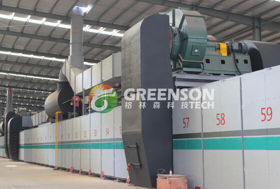 Fabricación de techos continuos de lana mineral formados en húmedo