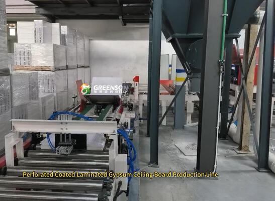 Máquina de recubrimiento por pulverización de paneles de yeso para fábrica