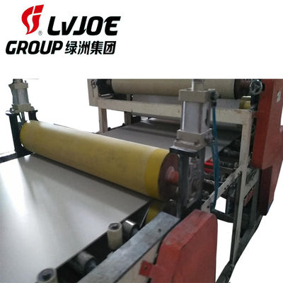 El doble echa a un lado máquina de la laminación del tablero del techo del yeso con la precintadora de borde