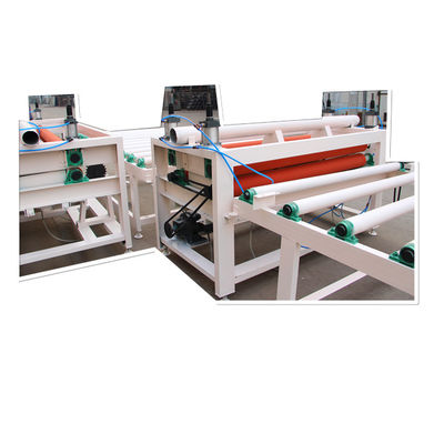 El material de construcción del papel decorativo del PVC hizo frente a la máquina de la laminación del panel de techo