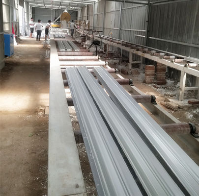 Yeso del yeso del techo que moldea la cadena de producción de la cornisa de la iluminación indirecta