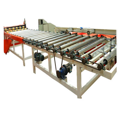 Máquina de madera semiautomática de la laminación del tablero de yeso de la película del PVC del grano