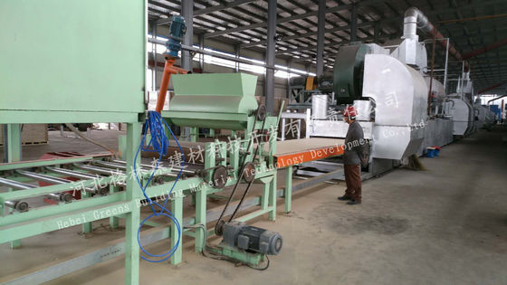 Un buen precio. cadena de producción mineral de la teja del techo de la máquina 2x2 del tablero del techo de la fibra de 600x600m m en línea
