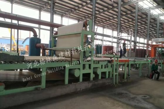 Cadena de producción mineral del panel de fibras de la alta capacidad maquinaria de los materiales de construcción