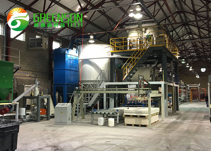 Producción verde de la maquinaria de los materiales de construcción para la producción de cristal de la hoja del magnesio